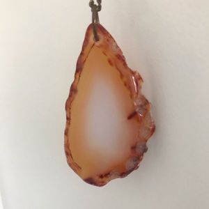 Nordstrom Geode Longline Statement Necklace